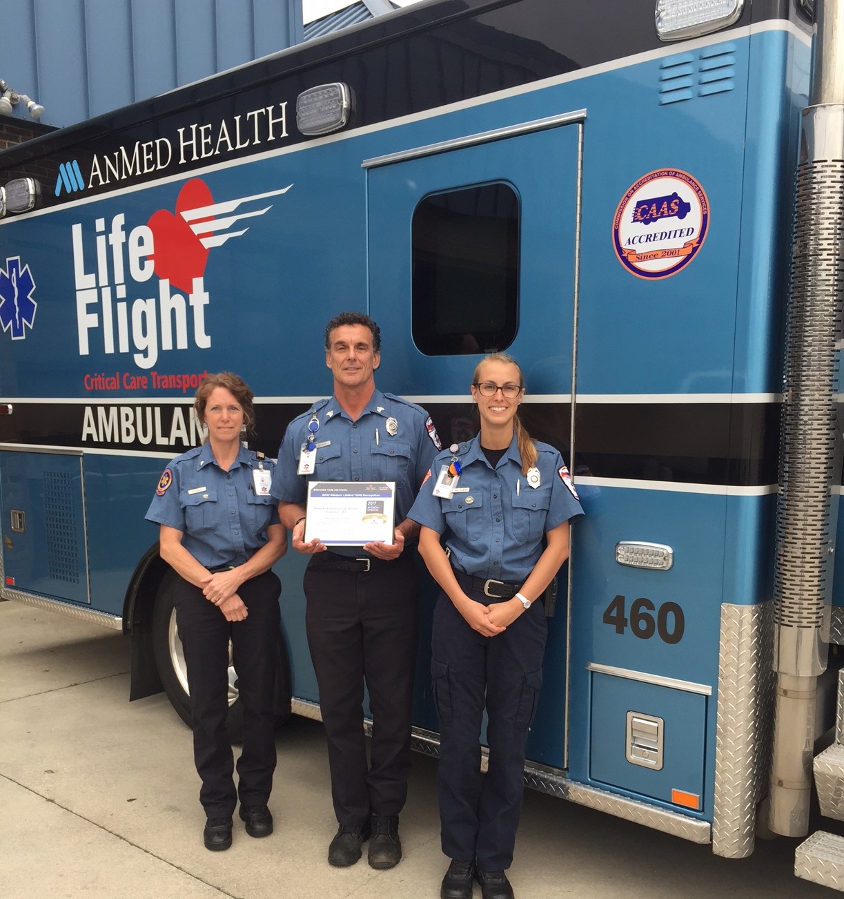 Featured image for “Medshore Ambulance Service receives American Heart Association’s Mission: Lifeline EMS Recognition Award”