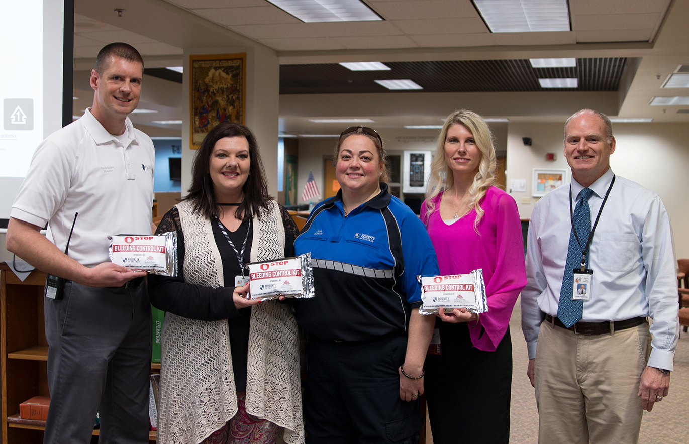 Featured image for “Priority Ambulance trains more than 110 residents to Stop the Bleed, donates bleeding control kits to all schools in Loudon County”
